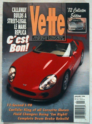 VETTE 1996 JAN - CALLAWAY LM, COLLECTOR EDITION